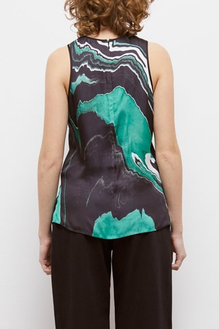 Débardeur - Bleu et noir