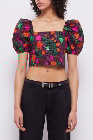 Top - Orange et violet