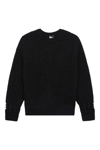 Pull en laine et alpaga - Noir