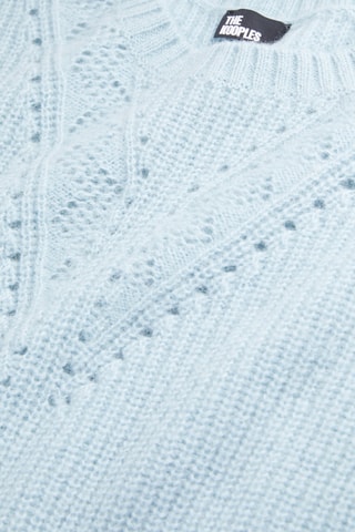 Pull en laine et alpaga - Bleu