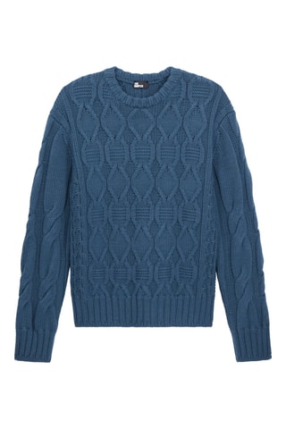 Pull en laine - Bleu
