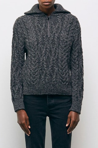 Pull en laine - Anthracite chiné