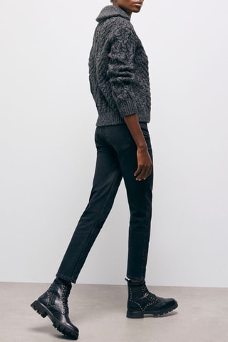 Pull en laine - Anthracite chiné