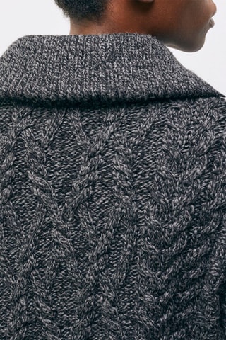 Pull en laine - Anthracite chiné