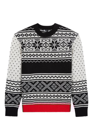 Pull en laine Noir et blanc