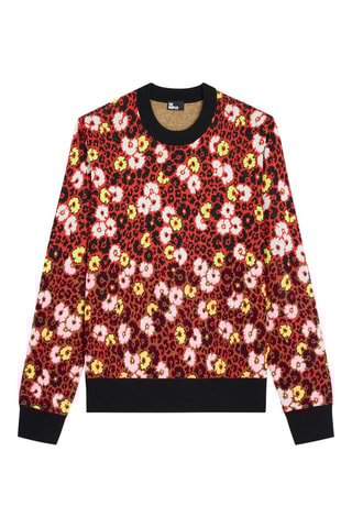 Pull en laine Noir et rouge