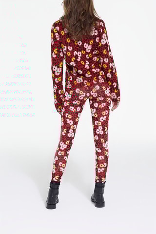 Pull en laine - Rouge et noir