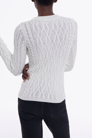 Pull en mérinos - Blanc