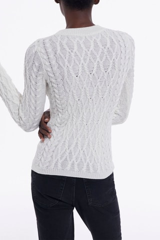 Pull en mérinos - Blanc