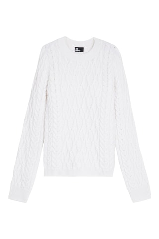 Pull en mérinos - Blanc