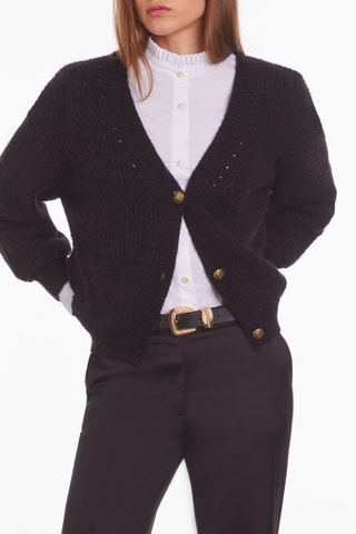 Gilet en laine - Noir