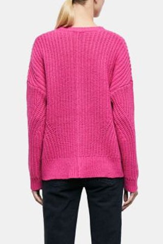 Cardigan en laine - Rose