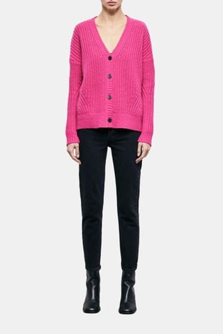 Cardigan en laine - Rose