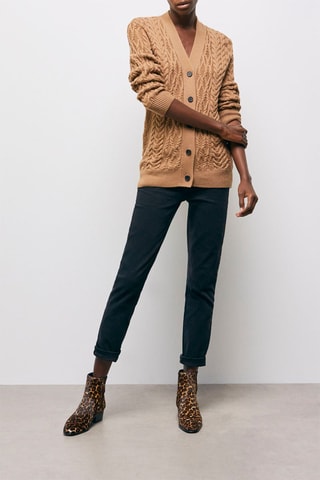 Gilet en mérinos - Camel