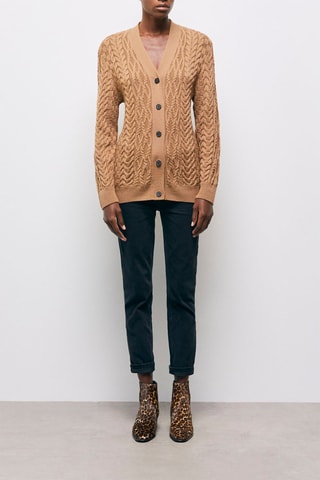 Gilet en mérinos - Camel