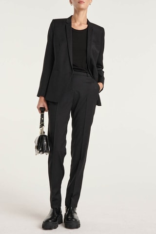 Pantalon de costume en laine - Noir