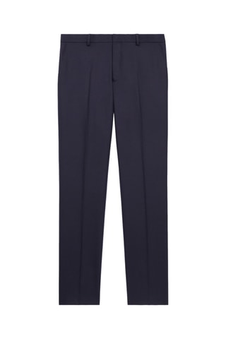 Pantalon de costume en laine - Bleu marine