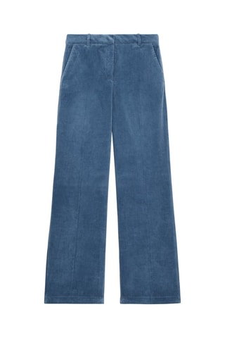 Pantalon en velours - Bleu