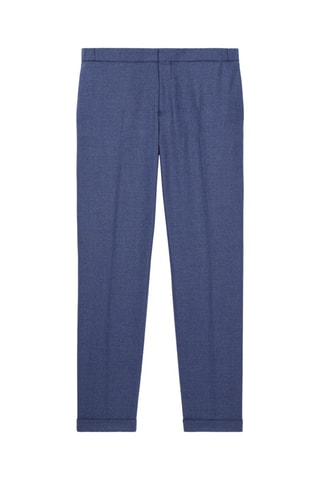 Pantalon en laine - Bleu