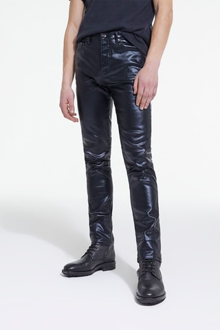 Pantalon slim Noir