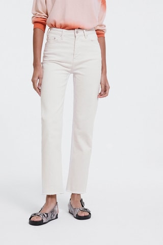 Pantalon droit - Blanc