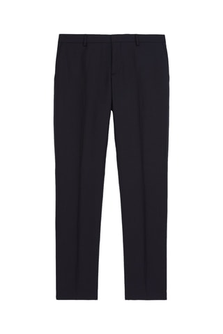 Pantalon en laine Bleu