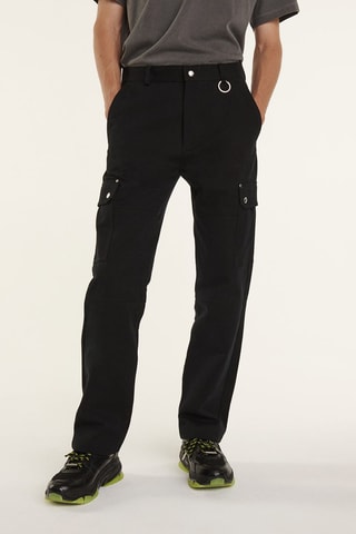 Pantalon cargo Noir