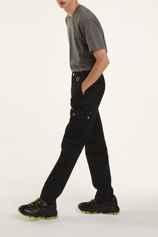 Pantalon cargo Noir