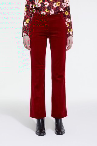 Pantalon bootcut - Rouge
