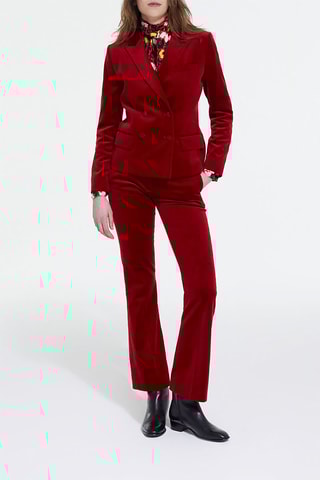 Pantalon bootcut - Rouge