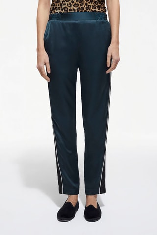 Pantalon droit - Bleu pétrole