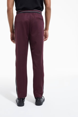 Pantalon de survêtement en soie Bordeaux