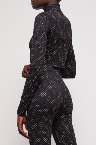 Pantalon flare taille haute - Noir