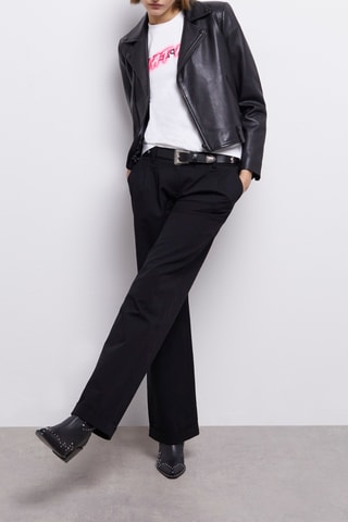 Pantalon large - Noir