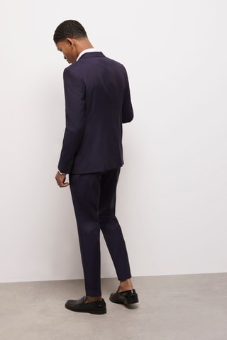 Pantalon en laine - Bleu marine