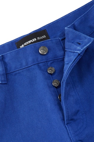 Jean droit Bleu cobalt