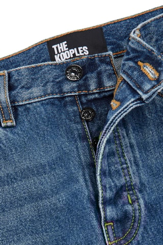 Jean mom - Bleu marine