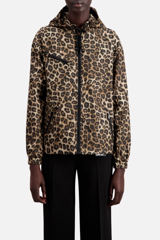 Coupe-vent à capuche - Marron