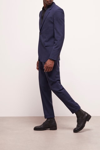 Veste en laine - Bleu marine 