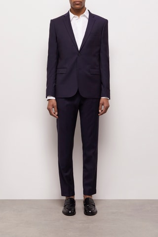 Veste en laine - Bleu marine 