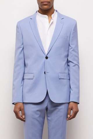 Veste en laine - Bleu clair 