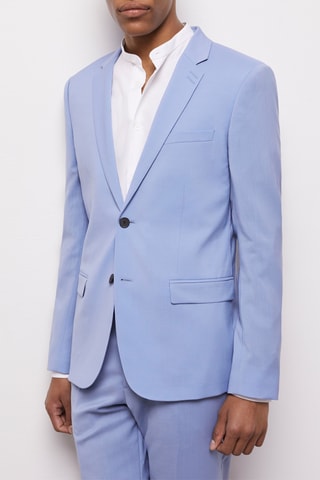 Veste en laine - Bleu clair 