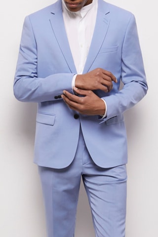 Veste en laine - Bleu clair 