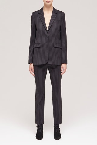 Veste en laine - Noir et gris