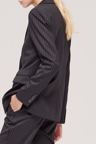 Veste en laine - Noir et gris