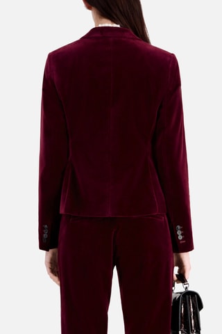 Veste de costume en velours - Bordeaux