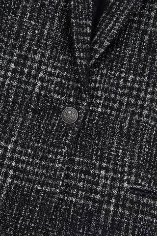 Veste en laine et alpaga - Noir et blanc