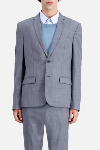 Veste de costume en laine - Bleu clair