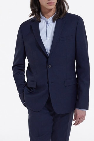 Veste en laine Bleu marine