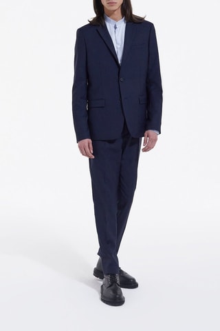 Veste en laine Bleu marine